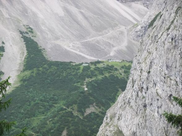 Blick in Richtung Dammkar (Dammkarhütte)