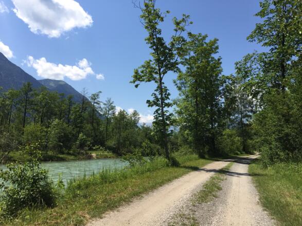 Loisachradweg Ostseite, Eschenlohe - Oberau