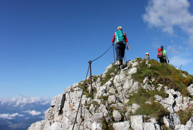 Beginn des Mittenwalder Höhenweg