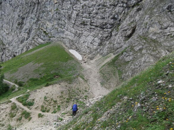 Auf dem Ochsenbodensteig zur Hochlandhütte