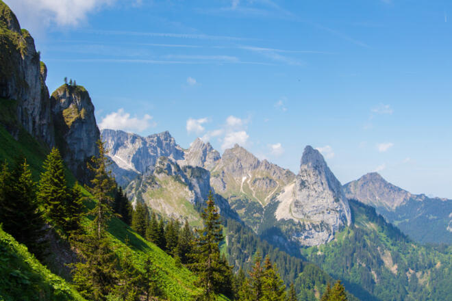Blick auf Gabelschrofen