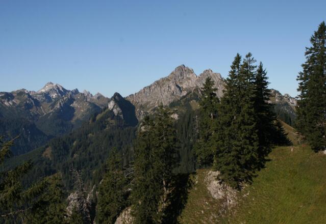 Blick zur Klammspitze