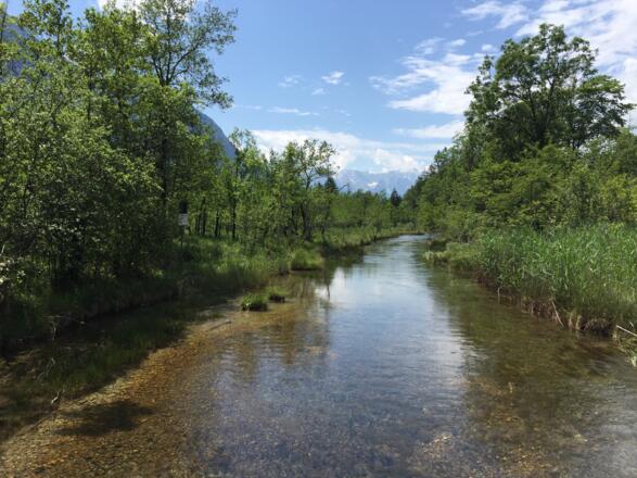 Loisach Radweg Oberau-Eschenlohe