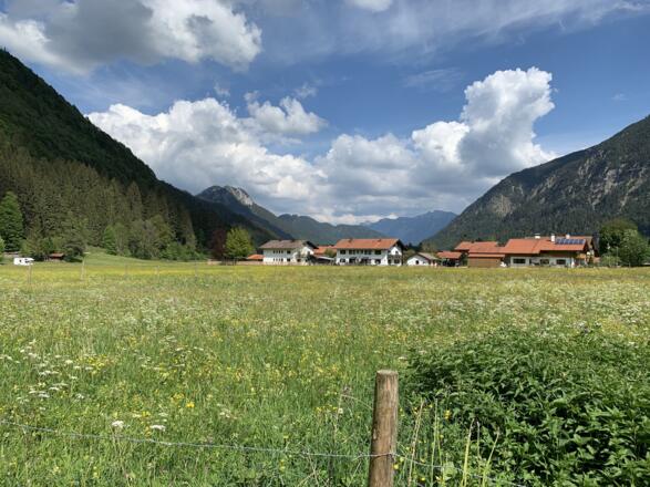 Durchs Graswangtal mit dem Rad zurück
