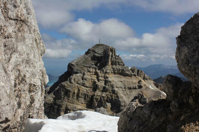 Blick zur Schöttelkarspitze