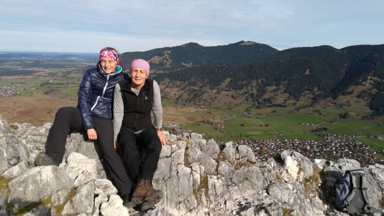 Blick vom Kofel ins Ammertal