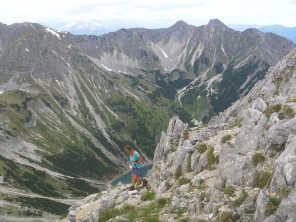 Soiernkessel beim Abstieg von der Gumpenkarspitze