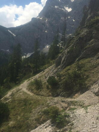 Hufachegg mit Blick auf Bäralpljoch