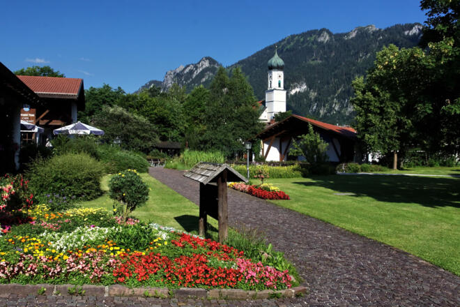 Radtour Altenau Talweg - Kurgarten in Oberammergau