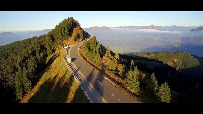 Rossfeldpanoramastrasse bei Berchtesgaden in Deutschland