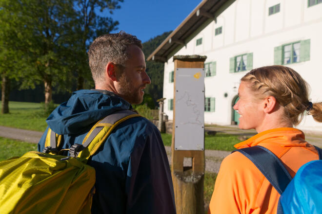 Meditationsweg Ammergauer Alpen - an der Getrudiskapelle