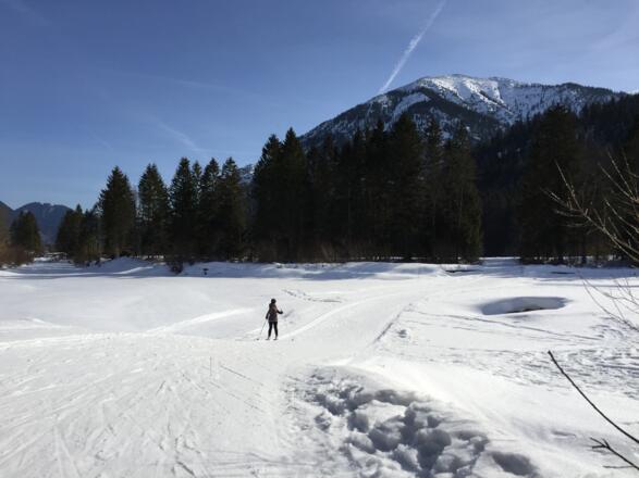 Flußquerung Linder zur Dickelschwaigrunde