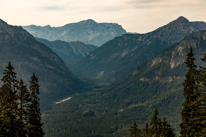 Ausblicke beim Anstieg