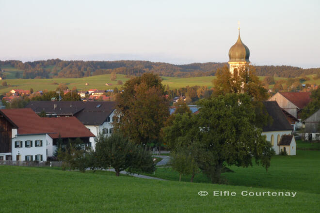 Fernwanderweg - Meditationsweg, 3. Etappe - Froschhausen in der Abendsonne