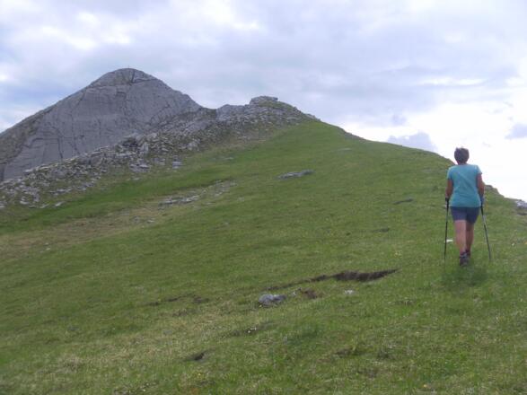 Wiesensattel vor der Krapfenkarspitze