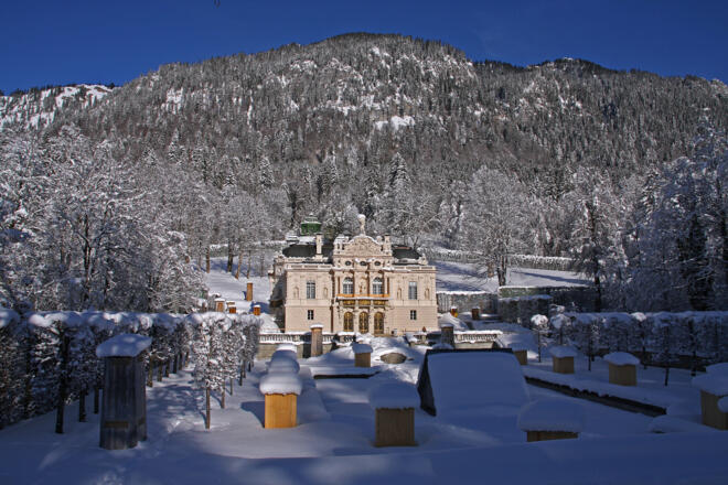 Vebindungsloipe Linderhof Graswang - Schloss Linderhof