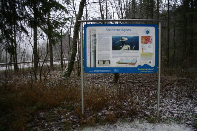 Infotafel am Parkplatz