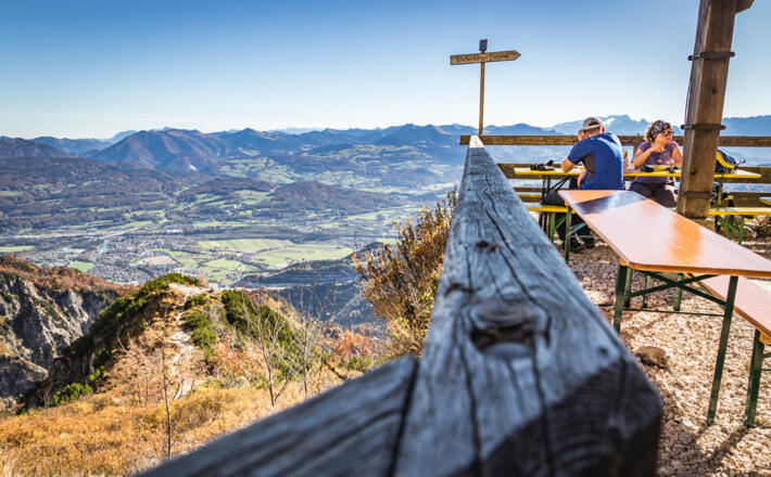 Aussichtsreich gelegen: Die Almhütte Schlegelmulde