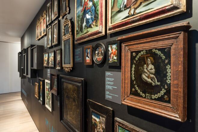 Hinterglaskunstraum im Schloßmuseum Murnau