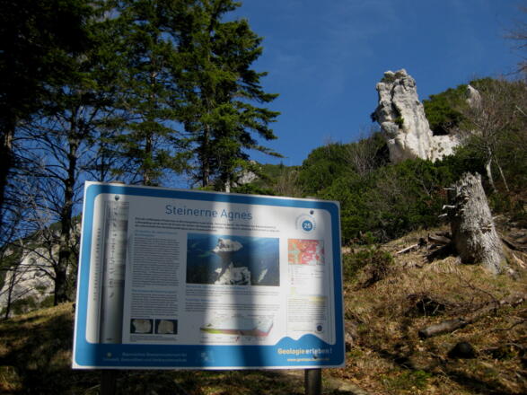Infotafel beim Objekt