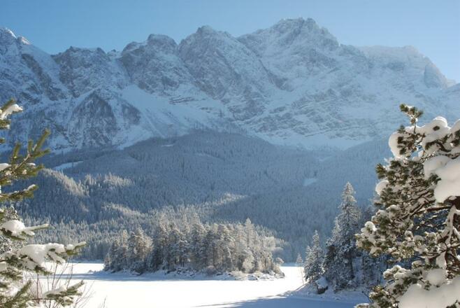 Eibsee im Winter