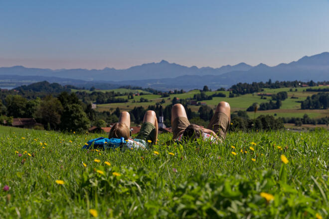 Am Wetzsteinrücken bei Saulgrub
