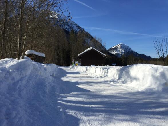 Einstieg Parkplatz Graswang