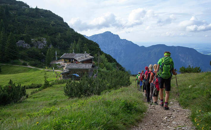 DIe Schlegelmulde befindet sich inmitten des Wandergebietes am Predigtstuhl
