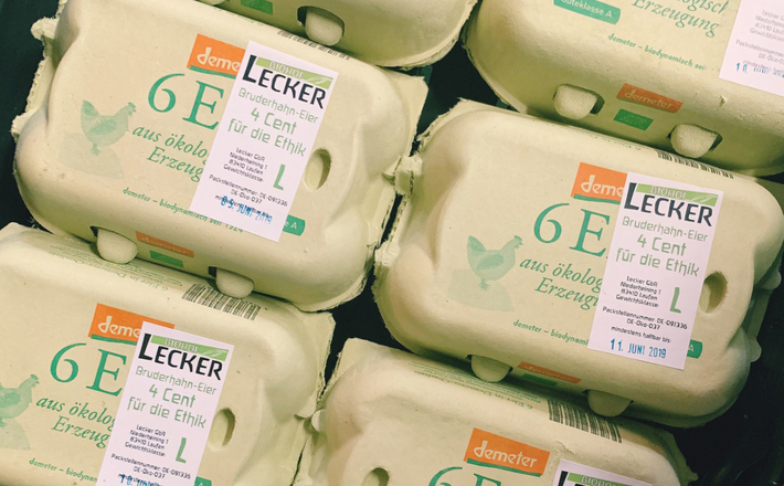 Eier vom Biohof Lecker