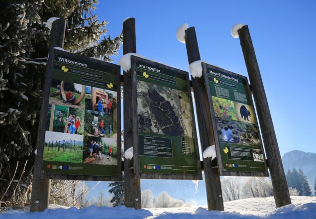 Start der Moorexpedition auf dem Moor-Erlebnis-Pfad