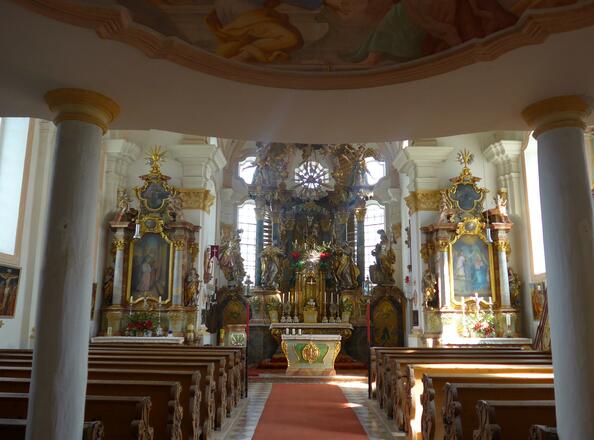 Barocke Kirche Maria Heimsuchung in Anzenberg