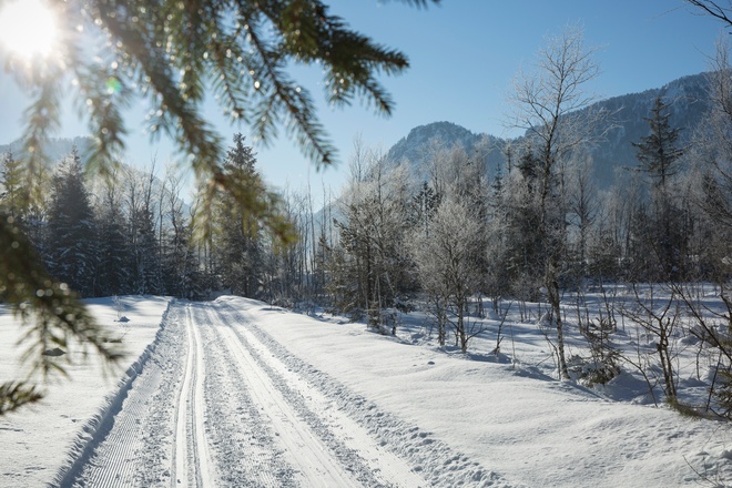 Panorama-Langlauf auf der Filzenloipe in Inzell