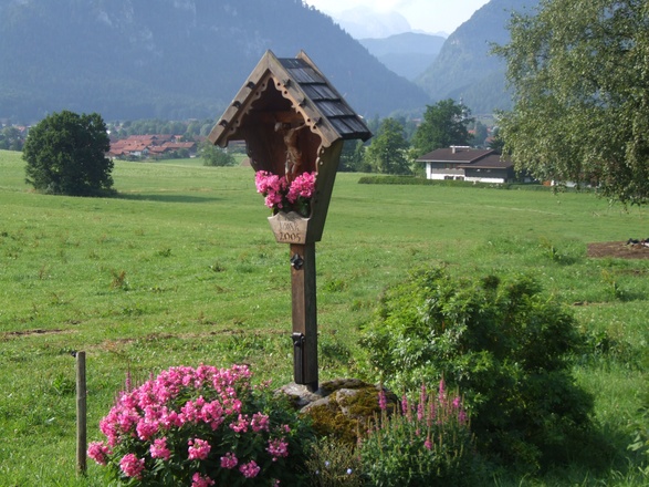 Panoramablick auf Inzell/Chiemgau