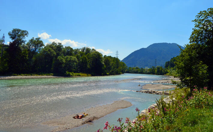 An der Saalach entlang