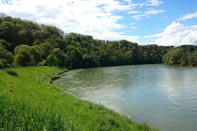 Inndamm bei Wasserburg