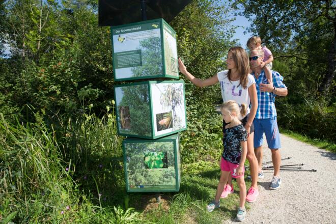 Erkundungstour auf dem Moor-Erlebnis-Pfad in Inzell
