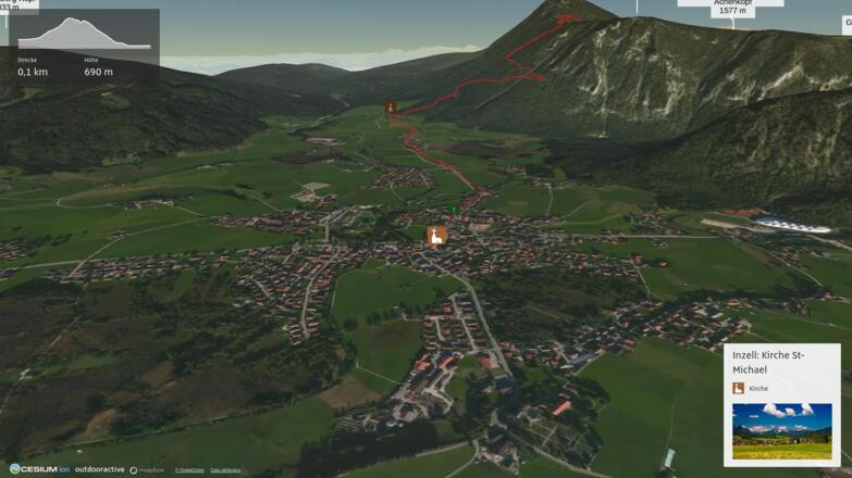Pilgerweg im Chiemgau: St. Rupert-Weg: Variante alpin nach Bad Reichenhall