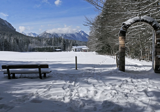 Der Schnee wartet auf der Frillensee-Runde
