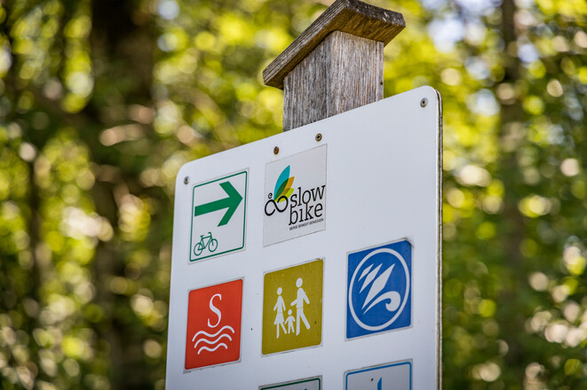 Radfahren an der Salzach