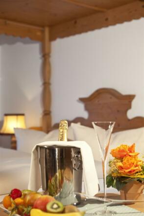 Champagner auf dem Zimmer