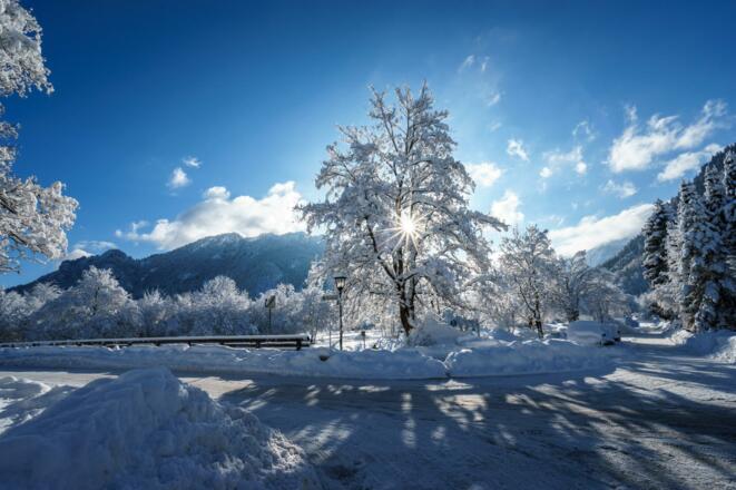 Blick vom Haupteingang in Richtung Laber