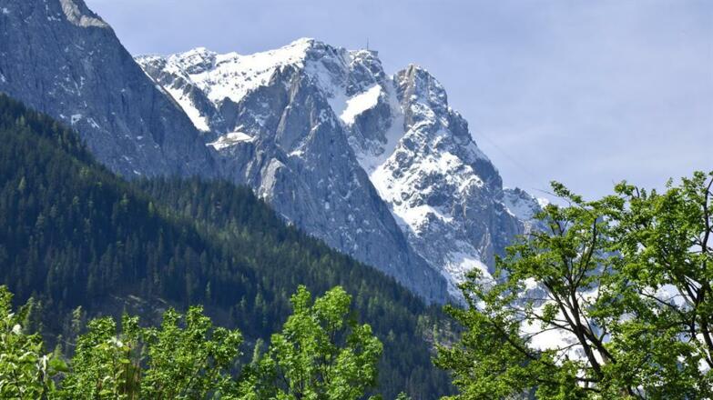 Aussicht auf die Zugspitze