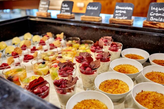 Büfett im Restaurant Werdenfels