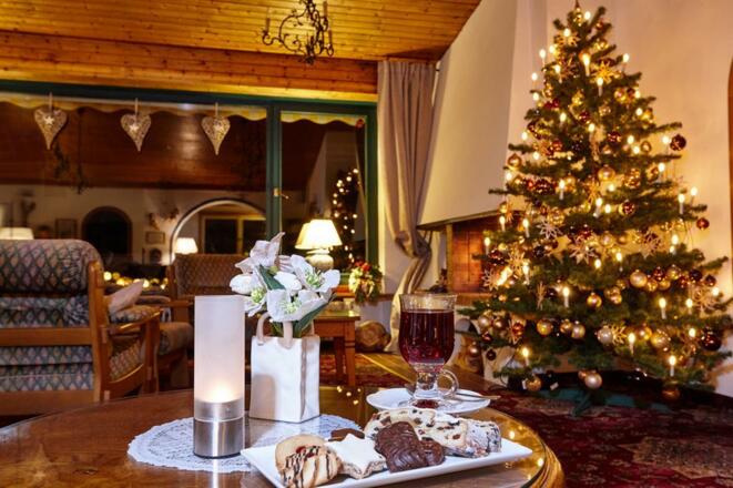 Weihnachten Kaminzimmer