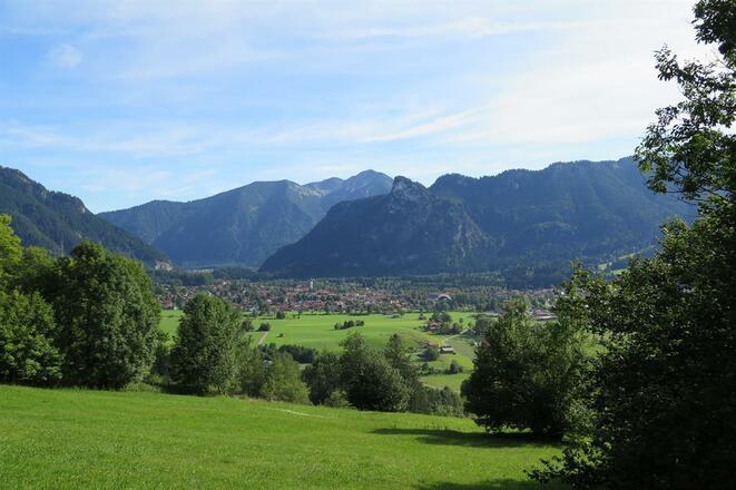 Blick auf Oberammergau