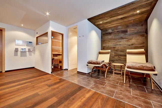 Sauna mit Ruhebereich