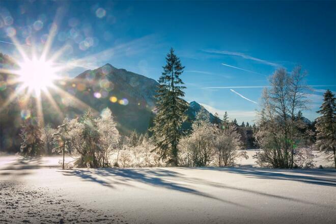 Winterlandschaft Oberammergau