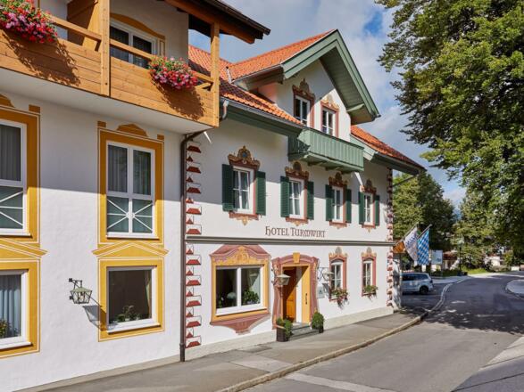 Hotel Turmwirt Eingang Ettaler Straße 2