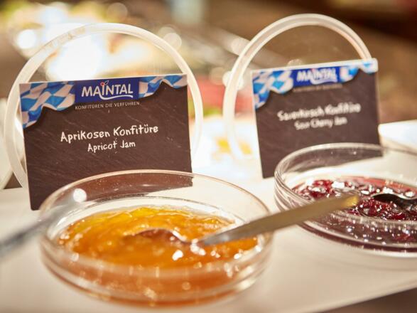 Frühstücksbuffet Konfitüren