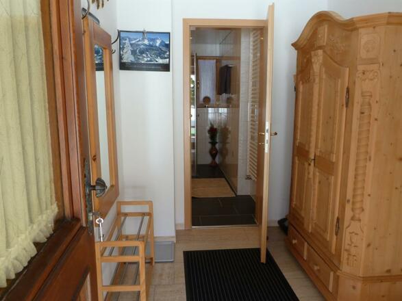 Alpspitzblick Eingangsbereich